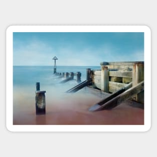 Seaton Sluice Groynes Sticker